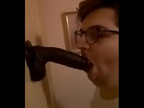 gay sucking dildo