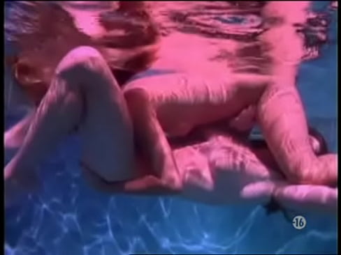 Two stunning lesbian girls make love under water!