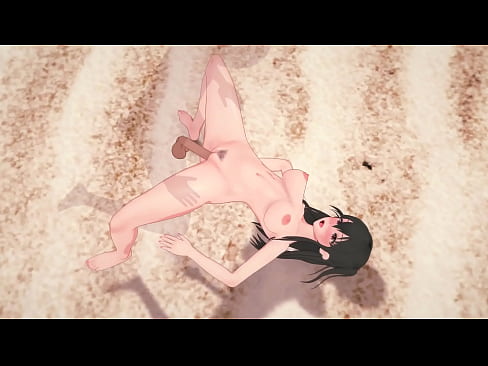 Nanami spreads her legs