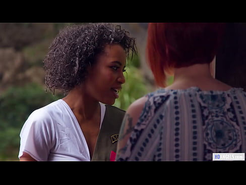 Interracial Lesbian Couple Roleplaying