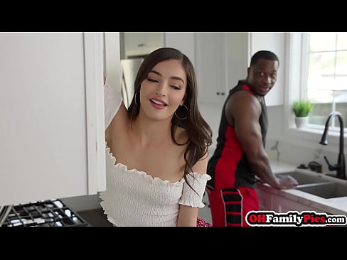 Sweet teen stepsis Emily Willis gave a blowjob to stepson and enjoyed hardcore pussy fucking