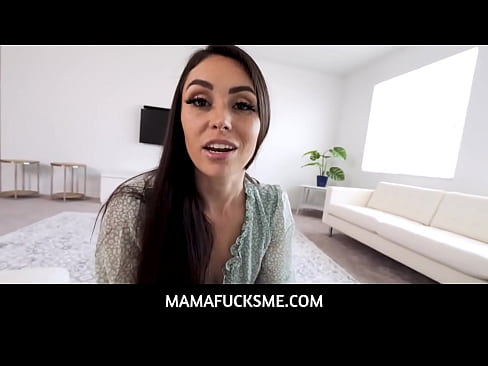 MILF stepmom Ashley Wolf using her pussy to keep her stepson at home