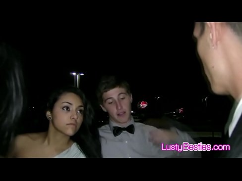 Katie fucks driver on her prom gala