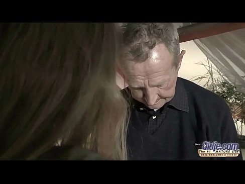 Very Old Man Fucks v. Girl And Cums On Her Tongue After Pussy Sex