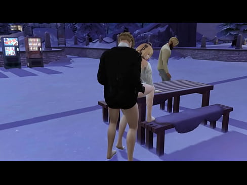 [3D Game Porn] Outdoor Sex among the snow!