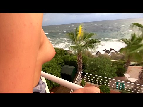 morning sex - fucking my stepsister outdoor and pumping my cum in her wet pussy