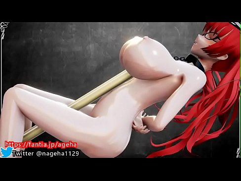 3d hentai busty girl Sandwich the stick between milk and thighs