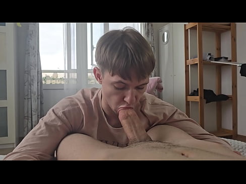 Seduced a sweet student for sex, fucked his tight ass and cum