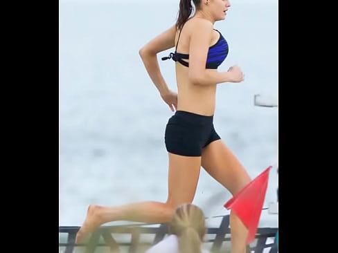Alexandra Daddario in Shorts on the Set of ‘Baywatch’ in Georgia