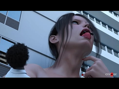 Giantess in the city. 3D vore video. CGVore. 720p