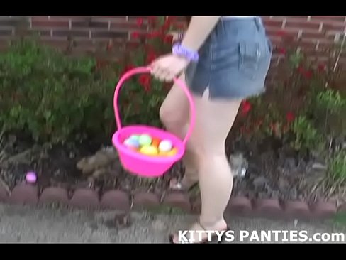 Cute Kitty Flashing Her Panties In Public