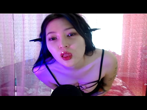 Devil cosplay asian girl roleplay