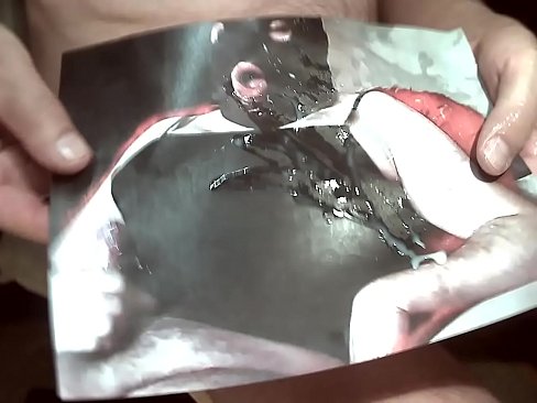 facial cumshot - guy gets cum into the mouth