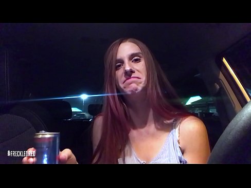 Redhead Burps In Parking Lot