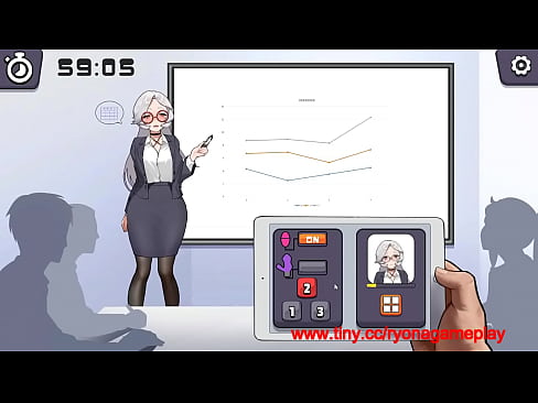 Hot woman showing off at a lecture in Mysterious email erotic game video