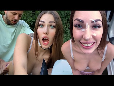 Risky Public Nudity Drive & Deepthroat