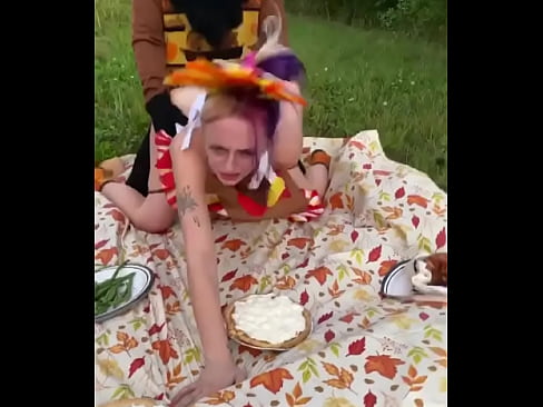 Gibby The Clown Fucks little white girl hard on thanksgiving