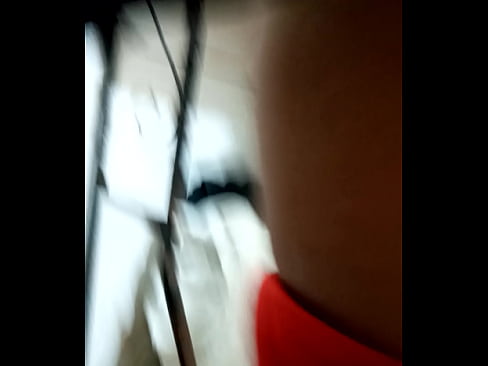 Con mi novia en el baño
