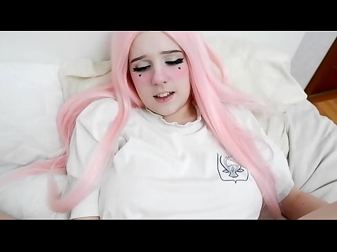 Painful anal made my anime girlfriend moan