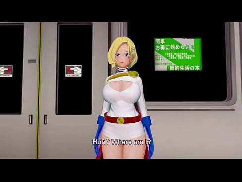 Power Girl DC Sex on Subway (3D Hentai)