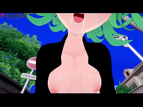 Tatsumaki fucked in pov on the streets hentai