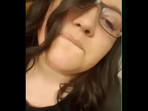 Nerd Big Girl With Glasses Masturbates