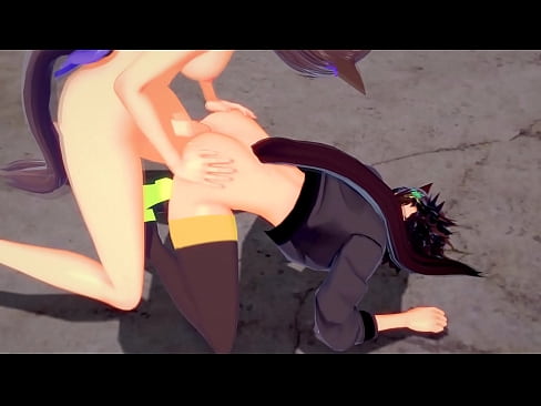 Uma Musume 3D Hentai - Ass hump with cumshot and sex with a creampie