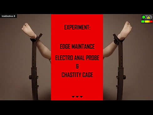 edging anal probe chastity experiment