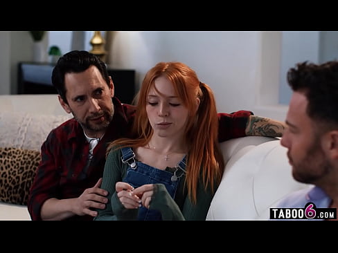 Young step daughter double fucked by government official and her step dad