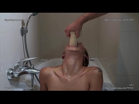 Veronica Leal blowjob to a dildo with hard self face fucking