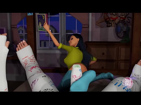 GSpot In a Cast 3D Hentai
