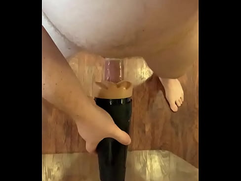 Fucking toy with wife is at work