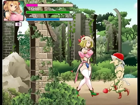 Hot blonde lady having sex with goblin man in Emulis of the valley of magic new porn ryona gameplay hentai video
