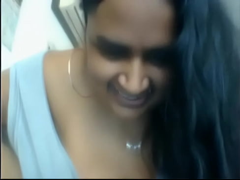 Aunty on webcam