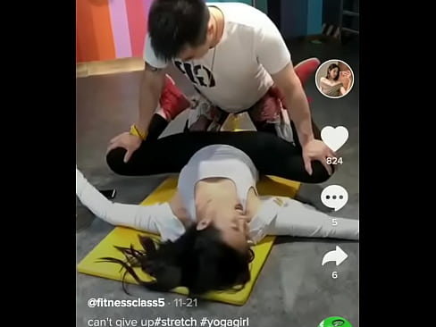 Yoga tongue asian