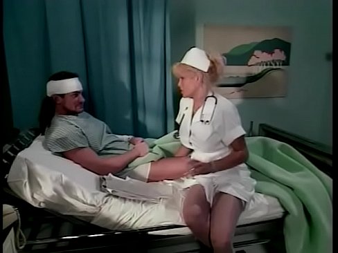 Patient gets his dick licked and slopped by slutty blonde nurse with big jugs Teri Weigel