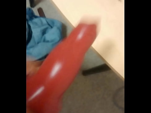One horny pup playin with a cerberus penis sheath