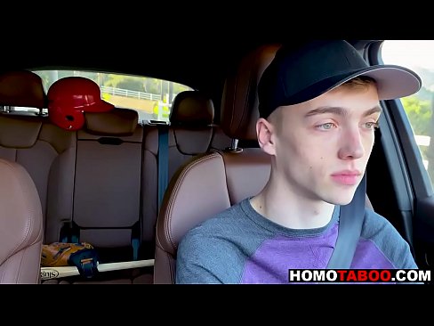 Gay step-brothers massage & bareback anal sex