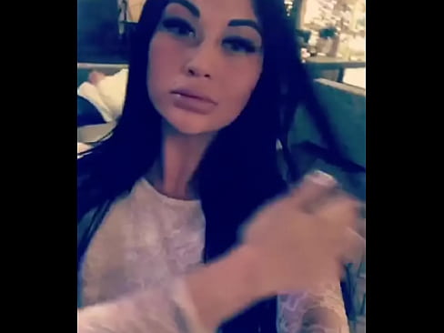 kristina shows her beautiful face in this video.