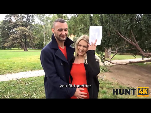 HUNT4K. Loser hubby watches how his pregnant wife gets nailed by stranger