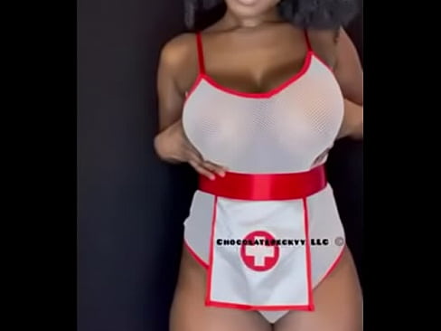 Oily big boobs nurse