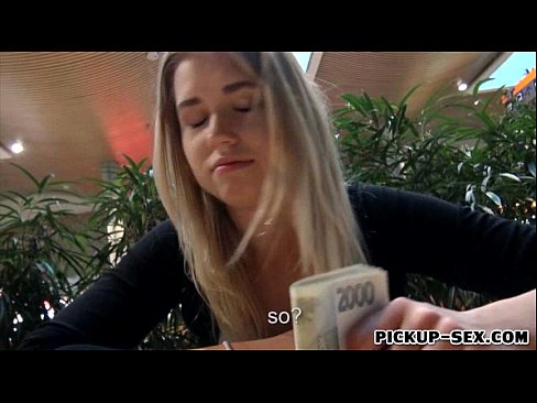 Czech girl Violette Pink fucked with pervert dude for money