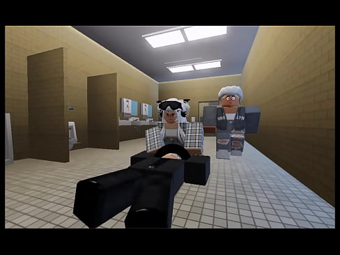 man gets gangbanged in school bathroom (roblox porn)