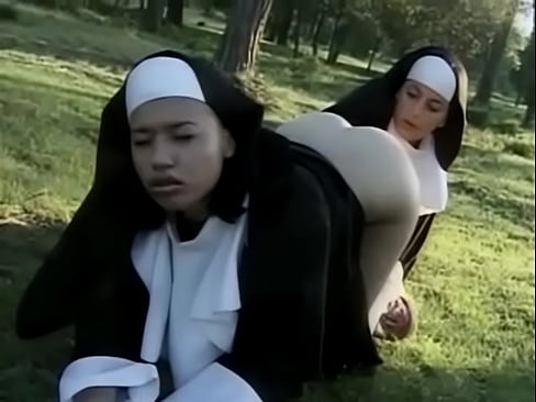 lesbian nuns licking outdoors
