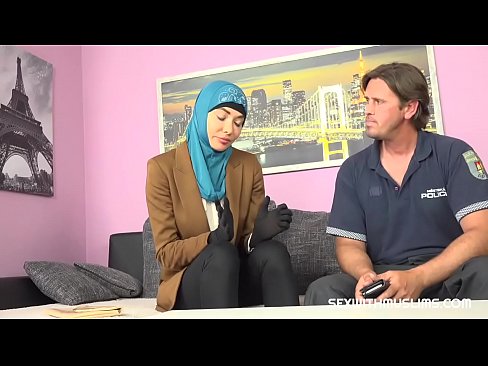 Sexy muslim milf fucked hard with horny cop