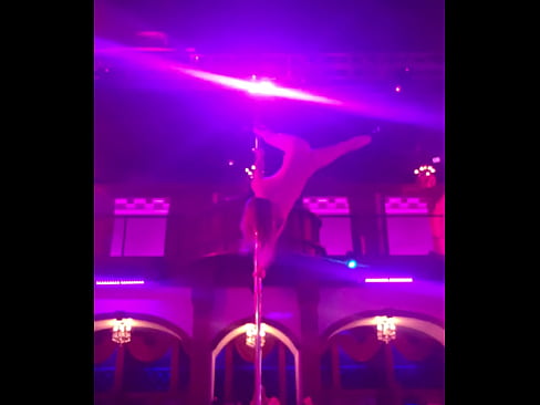 Destiny Mae entire dancing with a stripper pole!
