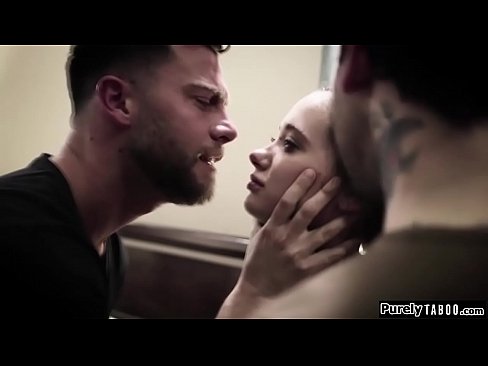 Two think Gia Paige is seeking attention from them and when she caves in she gags on both big hard cocks.She throats one while the other bangs her rough.The continue manipulating her until they double penetrate the attention seeking slut
