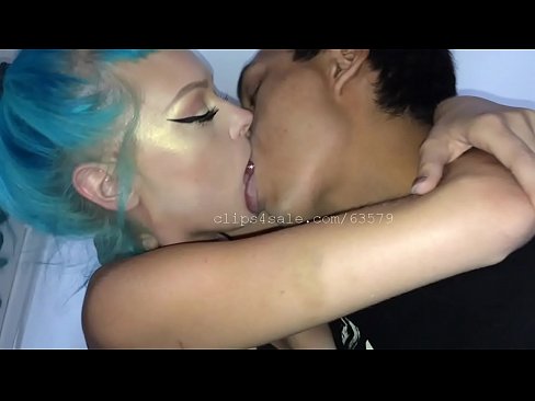Hot Interracial Couple Kissing