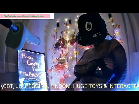 Honey0811 @honeycosplayroom --THE BLACK CAT--PT.1  --SEXY dance and Dildo Play