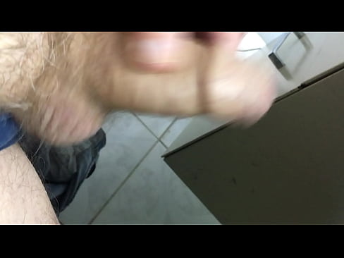 Quick Risky Masturbation in the Office with Pants Off - Small Cum